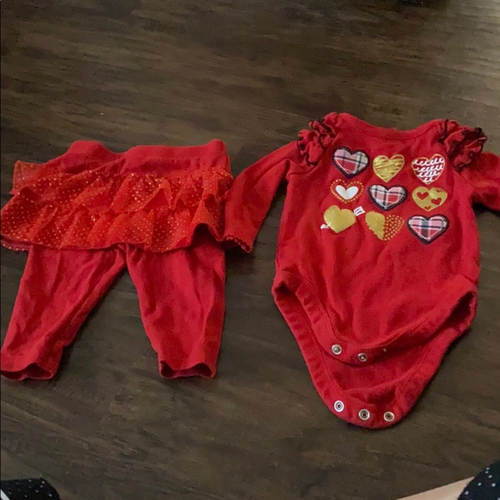 Red outfit